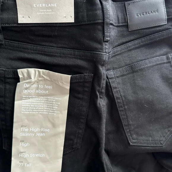 Everlane The Authentic Stretch High Rise Skinny Jeans - Picture 9 of 12